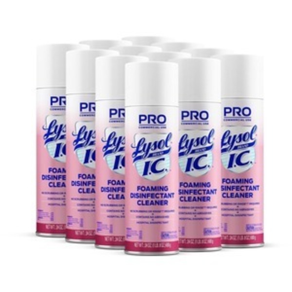 Lysol I.C. Cleaner, Foam, Spray, Lysol Ic RAC95524CT